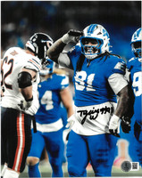 Tyleik Williams Autographed Detroit Lions 8x10 Salute 