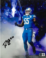 Derrick Barnes Autographed Detroit Lions 8x10 Entrance 
