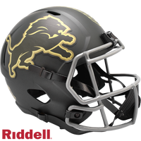Jake Bates Autographed Detroit Lions Riddell 2025 Salute to Service Speed Full Size Replica Helmet (Pre-Order)