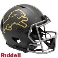 Jake Bates Autographed Detroit Lions Riddell 2025 Salute to Service Speed Full Size Authentic Helmet (Pre-Order)