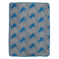 Detroit Lions Pegasus 66" x 95" Oversized Logo Roll Ultra Cozy Blanket