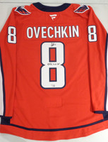 Alexander Ovechkin Washington Capitals Autographed Fanatics Authentic Red Home Fanatics Premium Jersey w/ "8956", "4-6-25" 