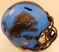 Jameson Williams Autographed Detroit Lions Rave Speed Full Size Replica Helmet