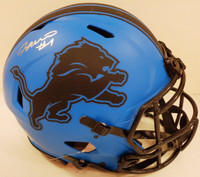 Jameson Williams Autographed Detroit Lions Rave Speed Full Size Authentic Helmet