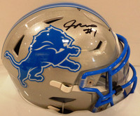 Jameson Williams Autographed Detroit Lions "MIDI" Speed Full Size Helmet