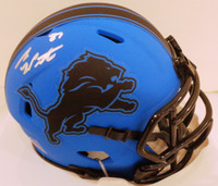 Sam LaPorta Autographed Detroit Lions Rave Speed Mini Helmet