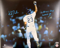 Kirk Gibson Autographed 16x20 Photo #3 - LA Dodgers 1988 World Series HR w/ 2 Insc.