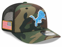Detroit Lions New Era 2025 Salute To Service 9Seventy Snapback Hat - Dark Camo