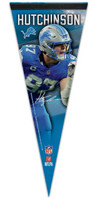 Aidan Hutchinson Detroit Lions WinCraft 12" x 30" Premium Pennant