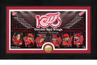 Detroit Red Wings 100th Anniversary Bronze Coin Timeline Photomint