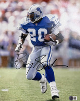 Barry Sanders Autographed Detroit Lions 11x14 Photo #2 - Solo Running