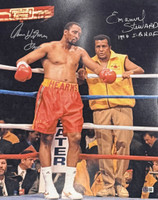 Tommy Hearns & Emanuel Steward Autographed 16x20 Photo # 2 In the Corner