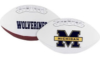 Justice Haynes Autographed Michigan Football (Pre-Order)