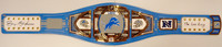 Barry Sanders Signed Detroit Lions Belt w/ "The Lion King"