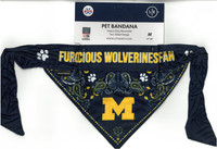 University of Michigan Littlearth Pet Bandana