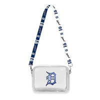 Detroit Tigers Littlearth 3D Logo Clear Fanny Fan Purse