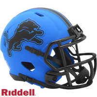 Christian Mahogany Autographed Detroit Lions Riddell Rave Speed Mini Helmet (Pre-Order)