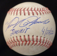 Miguel Cabrera Game Used 3,000th Hit Game Baseball - Autographed and Inscribed 