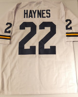 Justice Haynes Autographed Custom White Jersey (Pre-Order)