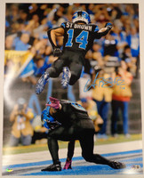 Amon-Ra St. Brown Autographed Detroit Lions 16x20 Photo #8 - Superman