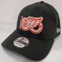 Detroit Red Wings 100th Anniversary 39Thirty Flex Hat - Black