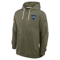 Detroit Lions Nike 2025 Salute to Service Hooded Top - Olive