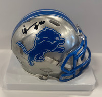 Al-Quadin Muhammad Autographed Current On-Field Detroit Lions Mini Helmet