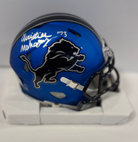 Christian Mahogany Autographed Detroit Lions Alternate Mini Helmet