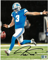Jack Fox Autographed Detroit Lions 8x10 Photo