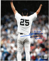 Jim Abbott New York Yankees Autographed 8x10 photo with No Hitter Inscription