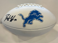 Brock Wright Autographed Detroit Lions White Panel Football