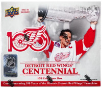 2025/2026 Detroit Red Wings Upper Deck Centennial Hockey Box 