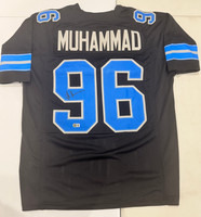 Al-Quadin Muhammad Autographed Black Custom Jersey