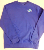 Detroit Lions Men's Antigua Victory Crew Sweatshirt - Blue