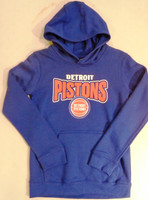 Detroit Pistons Youth Team Logo Blue Hoodie