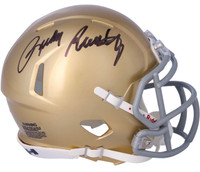 Rudy Ruettiger Autographed Notre Dame Mini Helmet