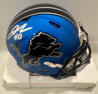 Jahmyr Gibbs Autographed Detroit Lions Current Alternate Mini Helmet #0