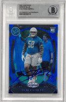 Penei Sewell Autographed 2021 Certified Mirror Blue Rookie Card