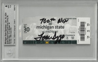 Tom Izzo Autographed 700th Win Ticket