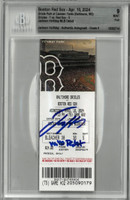 Jackson Holliday 9 Grade Autographed MLB Debut Ticket 