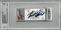Miguel Cabrera Autographed Final Game Gray Ticket - BGS-8 BAS-10