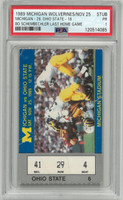 Bo Schembechler Last Home Game Ticket