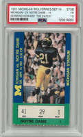 Desmond Howard "The Catch" vs Notre Dame Game Ticket