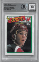 Brendan Shanahan Autographed 10 Grade 1988/89 Topps Rookie Card