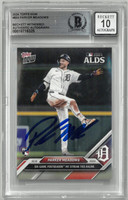 Parker Meadows Autographed 10 Grade 2024 Topps Now #824 Rookie Card