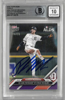 Parker Meadows Autographed 10 Grade 2024 Topps Now Purple #824 Rookie Card