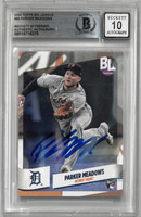 Parker Meadows Autographed 10 Grade 2024 Topps Big League Rookie Card