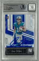 Issac TeSlaa Autographed 10 Grade 2025 Elite 07 Elite Rookie Aspirations Die Cut Rookie Card