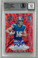 Issac TeSlaa Autographed 10 Grade 2025 Elite Aspirations Shimmer Rookie Card