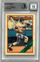 Kirk Gibson Autographed 10 Grade 1988 Topps Tiffany